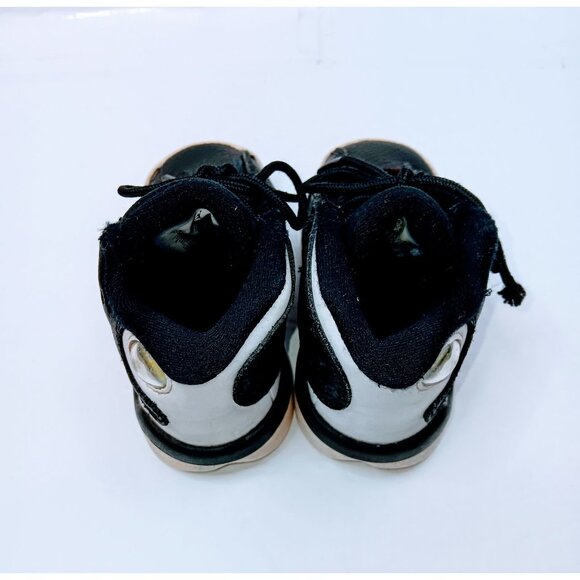 Nike Air Jordan 13 Retro Infant Shoes 5C Black/Red Leather Basketball Sneakers - Picture 6 of 7